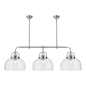 Alora - LP461155CH - Three Light Linear Pendant - Lancaster - Chrome