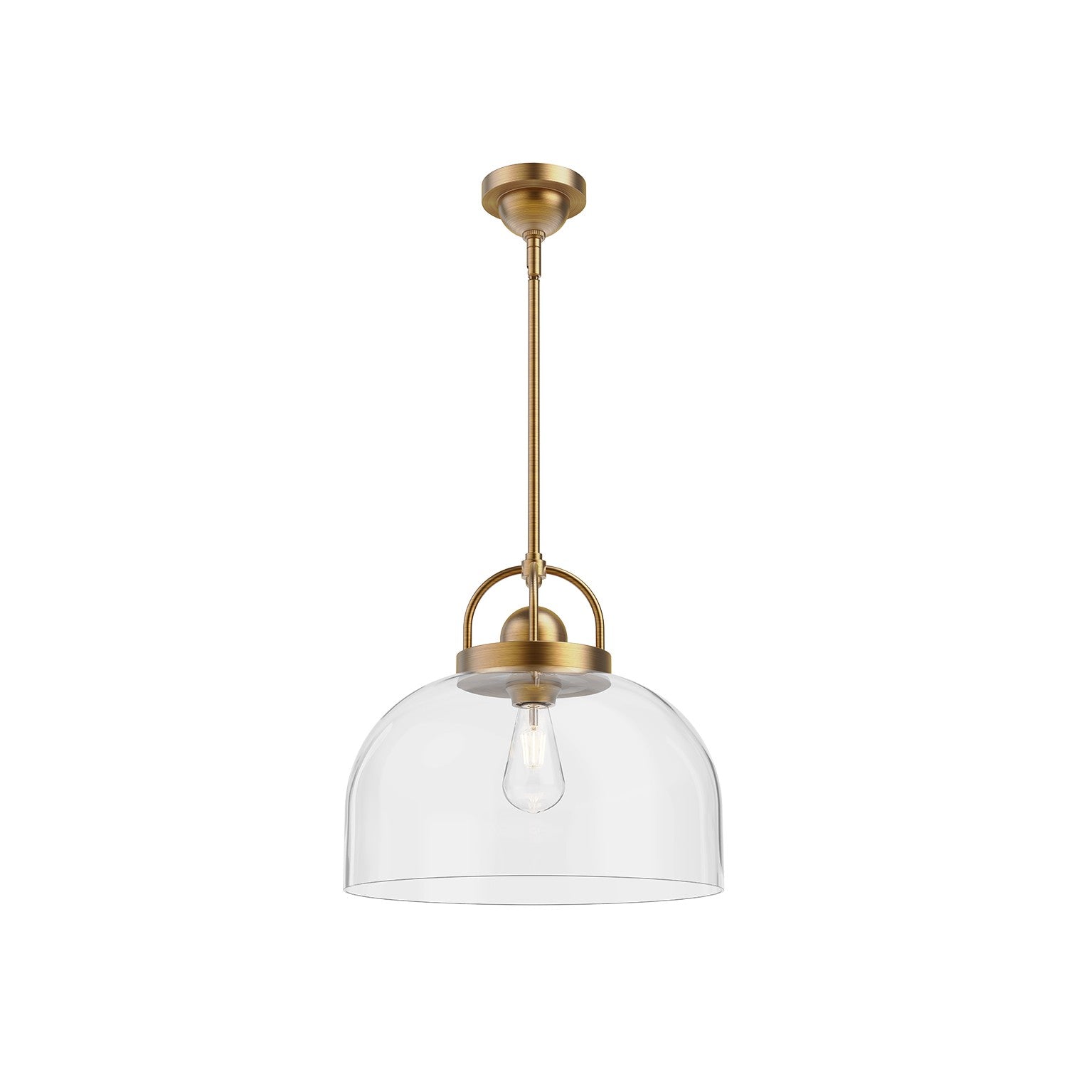 Alora - PD461101AG - One Light Pendant - Lancaster - Aged Gold