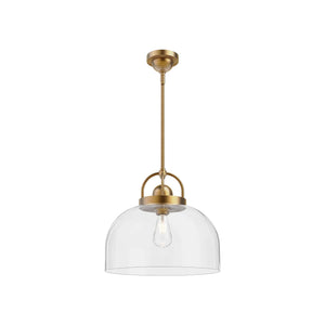 Alora - PD461101AG - One Light Pendant - Lancaster - Aged Gold