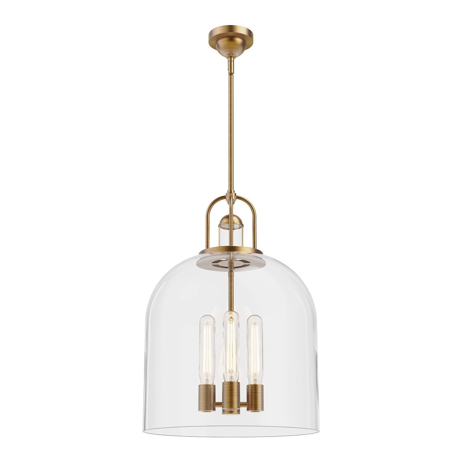 Alora - PD461104AG - Four Light Pendant - Lancaster - Aged Gold