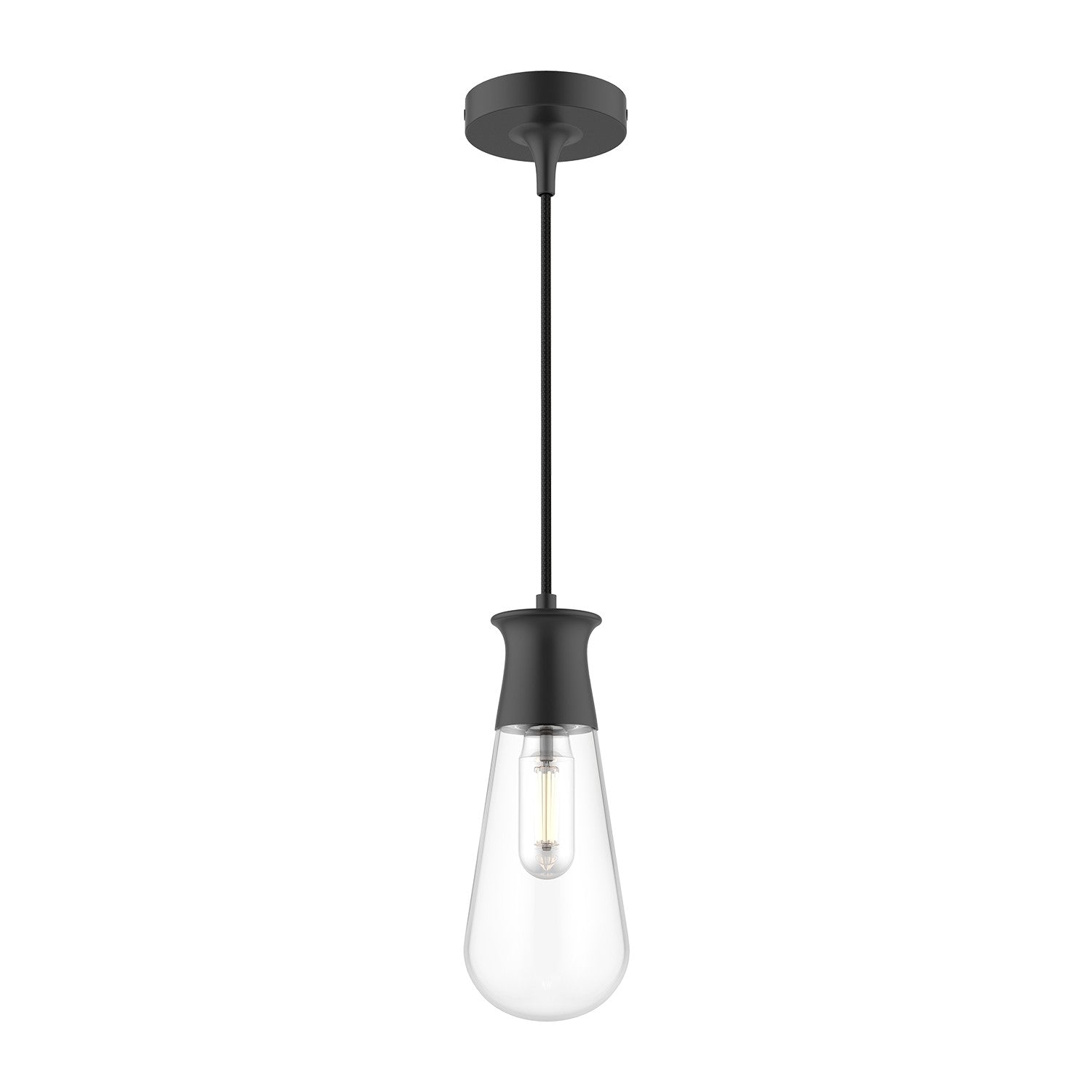 Alora - PD464001MB - One Light Pendant - Marcel - Matte Black