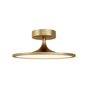 Alora - SF418012BG - LED Semi Flush Mount - Issa - Brushed Gold