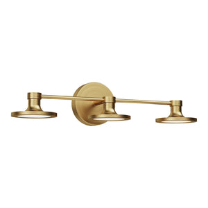 Alora - VL418021BG - LED Vanity - Issa - Brushed Gold