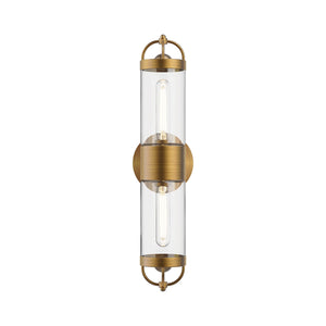 Alora - WV461102AG - Two Light Wall Sconce - Lancaster - Aged Gold