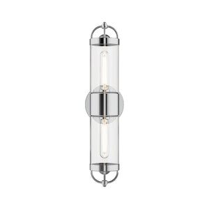 Alora - WV461102CH - Two Light Wall Sconce - Lancaster - Chrome