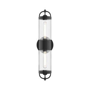 Alora - WV461102MB - Two Light Wall Sconce - Lancaster - Matte Black