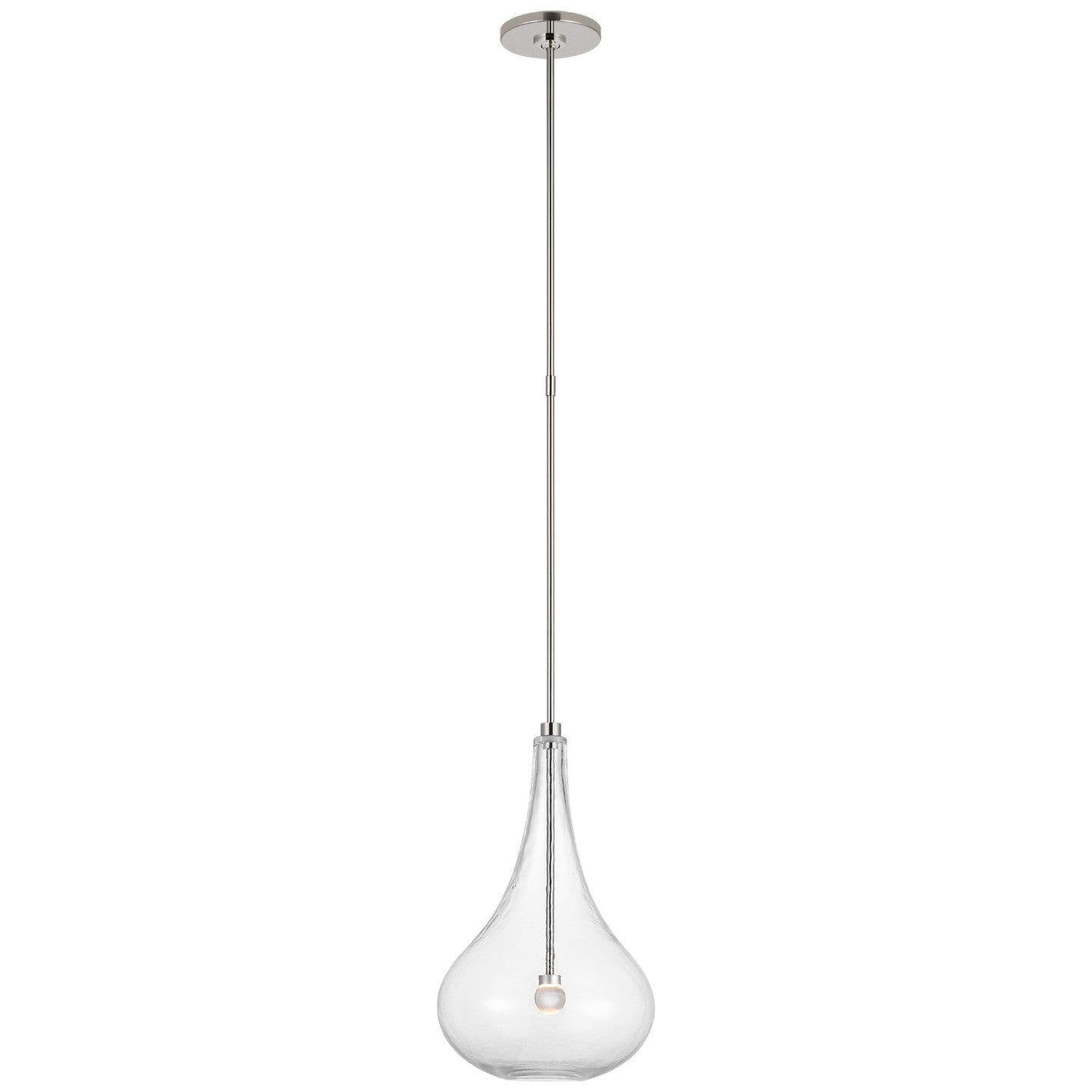 Visual Comfort Signature - CD 5027PN-CG - LED Pendant - Lomme - Polished Nickel