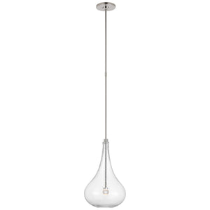 Visual Comfort Signature - CD 5027PN-CG - LED Pendant - Lomme - Polished Nickel