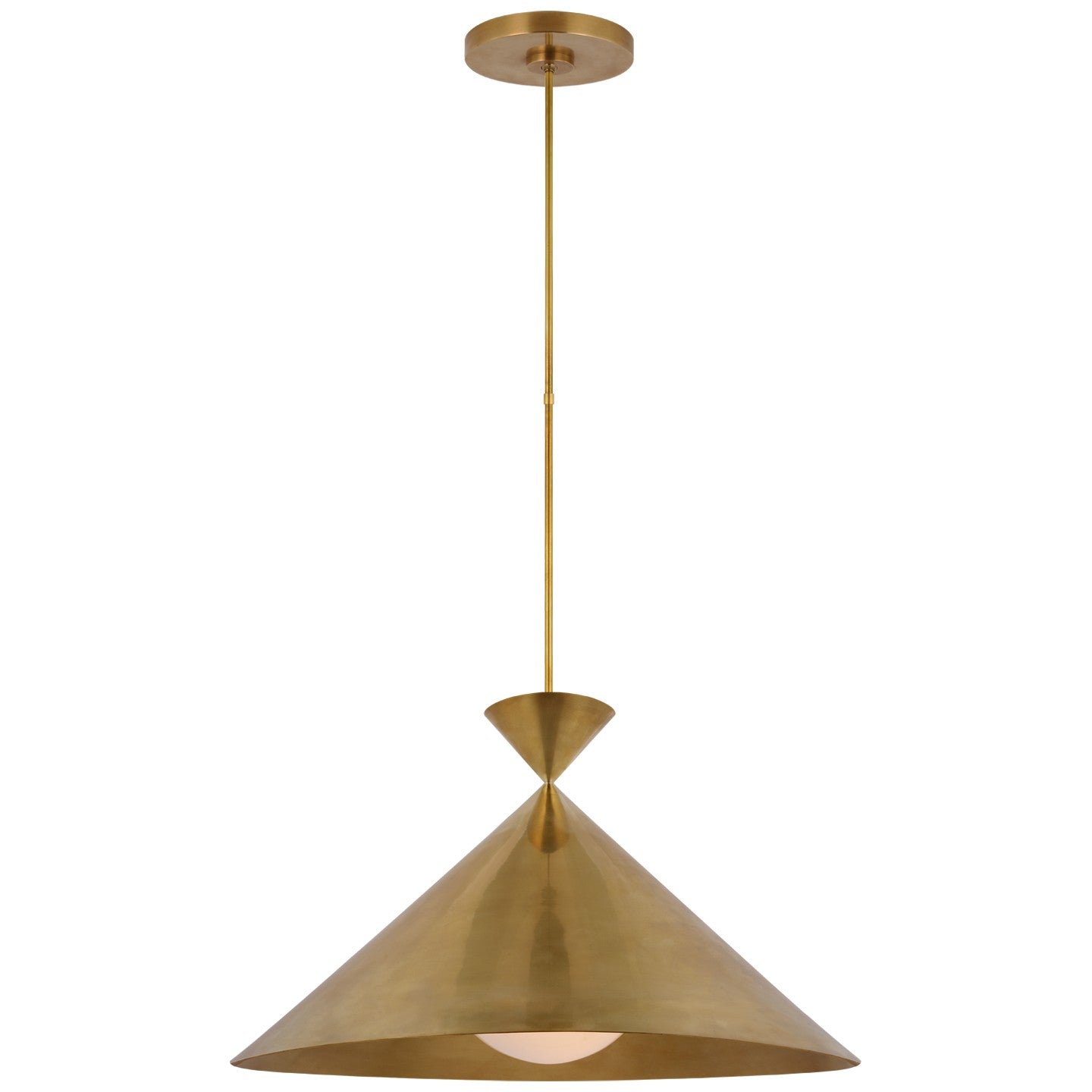 Visual Comfort Signature - PCD 5220HAB-WG - LED Pendant - Orsay - Hand-Rubbed Antique Brass