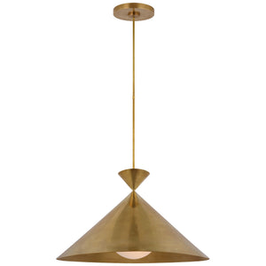 Visual Comfort Signature - PCD 5220HAB-WG - LED Pendant - Orsay - Hand-Rubbed Antique Brass