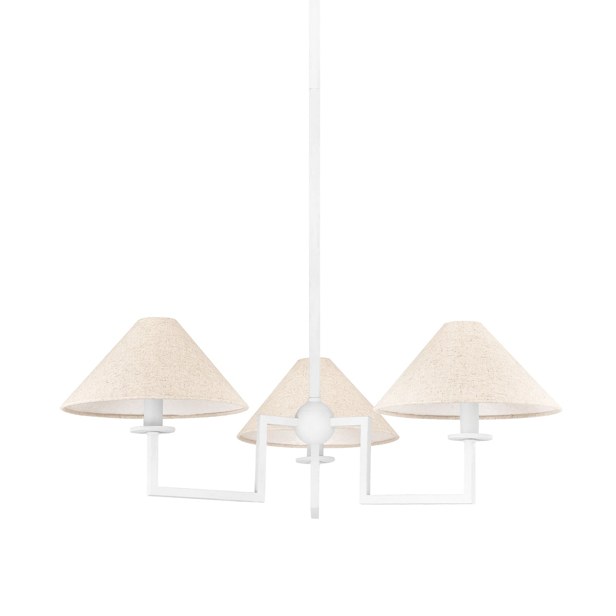 Mitzi - H760803-TWH - Three Light Chandelier - Gladwyne - Textured White