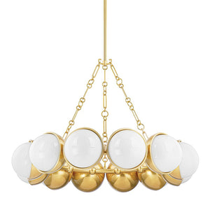 Corbett Lighting - 340-43-VPB - 12 Light Chandelier - Althea - Vintage Polished Brass