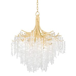 Corbett Lighting - 350-32-GL - Nine Light Chandelier - Genoa - Gold Leaf