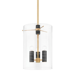 Corbett Lighting - 359-13-VB - Three Light Lantern - Adonis - Vintage Brass