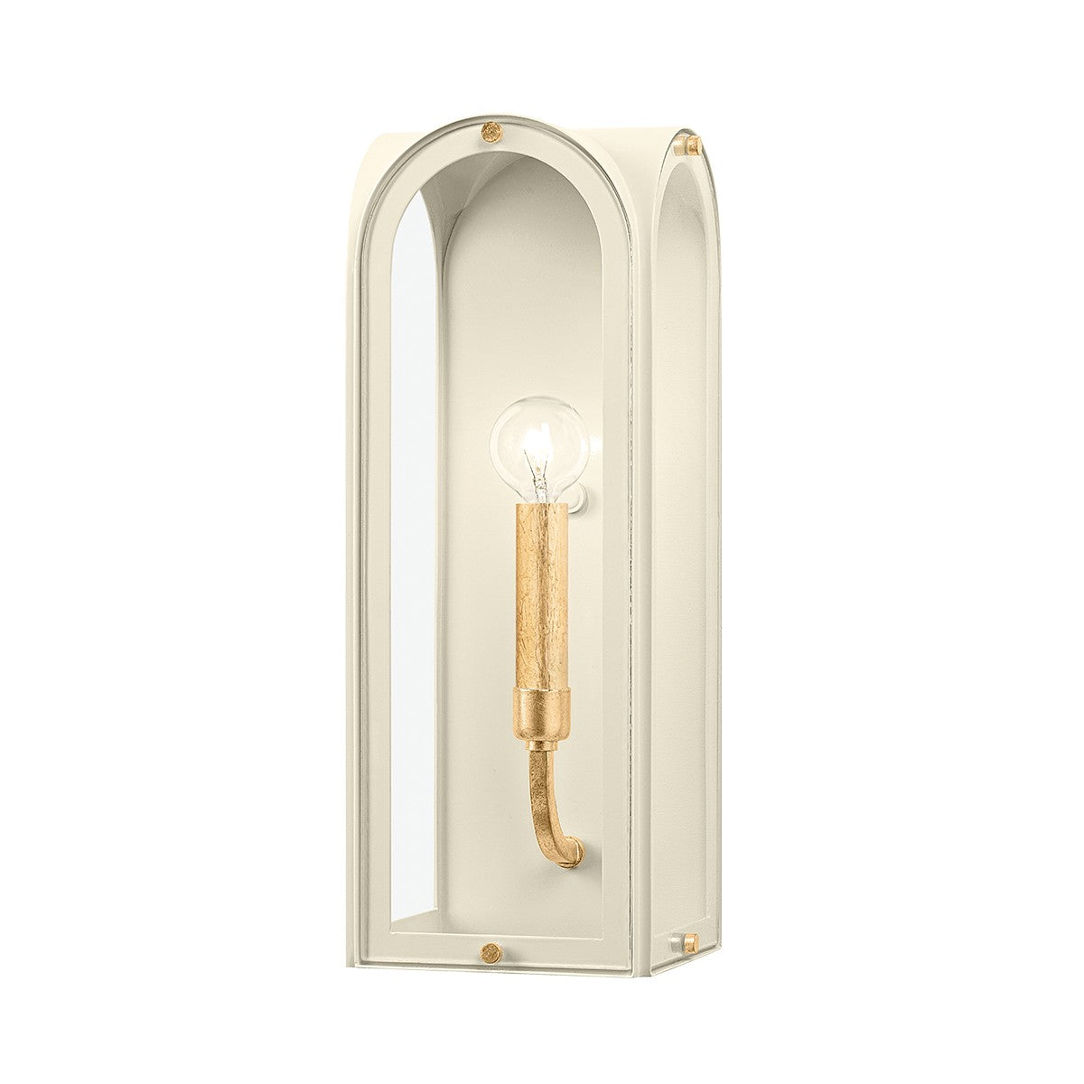 Hudson Valley - 6606-VGL/SSD - One Light Wall Sconce - Lincroft - Vintage Gold Leaf/Soft Sand