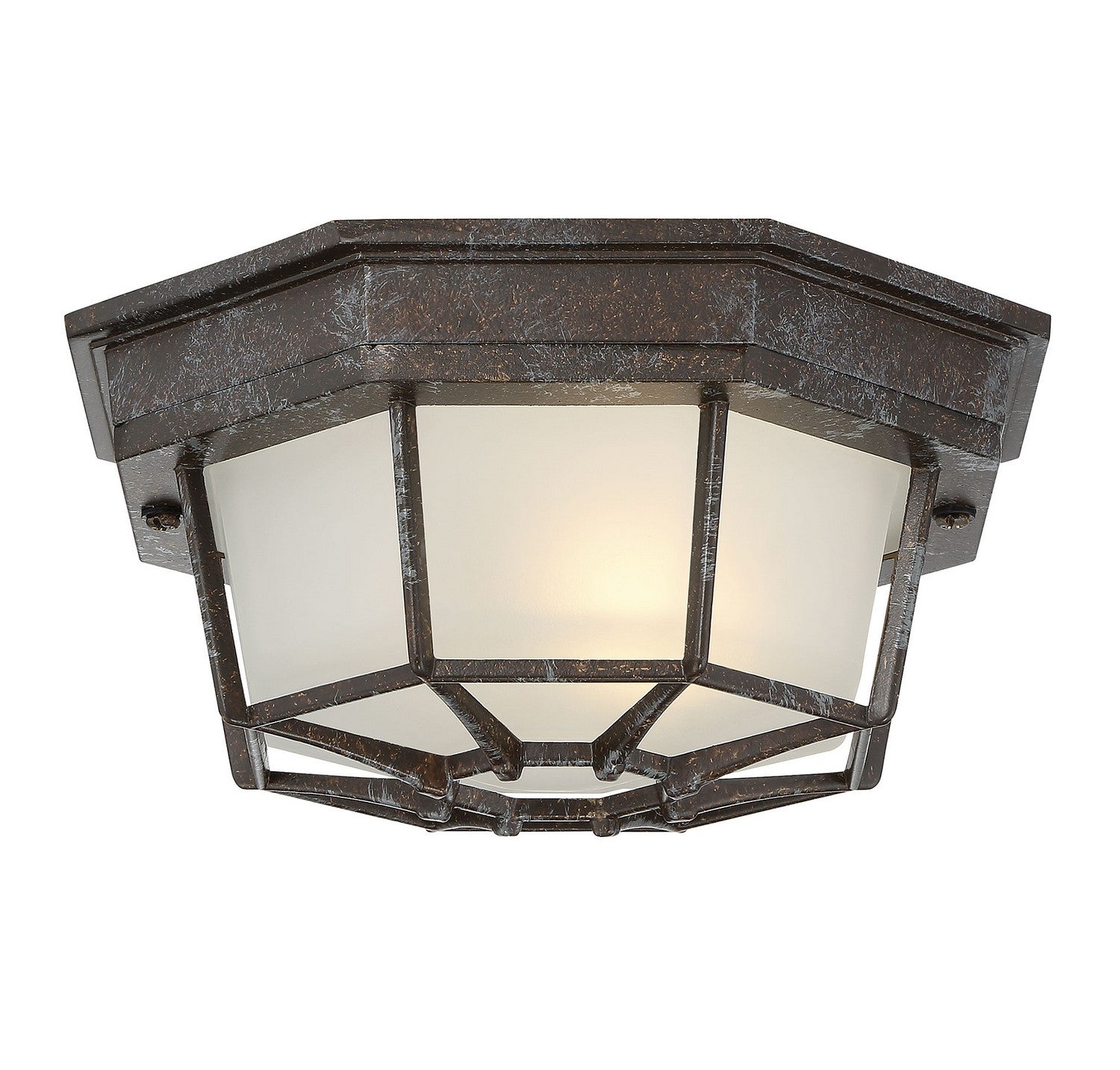 Savoy House - 5-2066-72 - One Light Flush Mount - Exterior Collections - Rustic Bronze