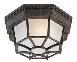 Savoy House - 5-2066-72 - One Light Flush Mount - Exterior Collections - Rustic Bronze