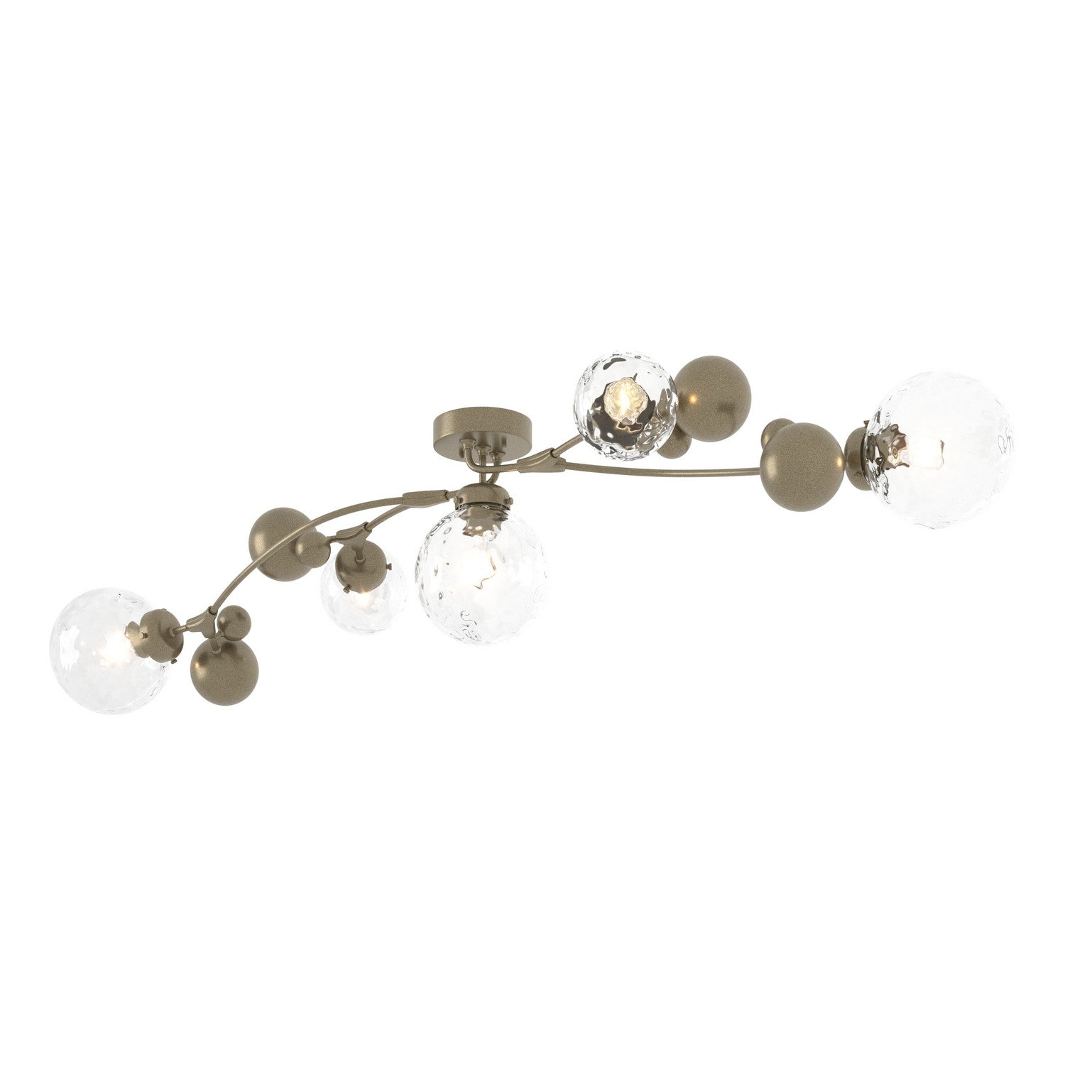Hubbardton Forge - 128715-SKT-84-LL0639 - Sprig Semi-Flush - Sprig - Soft Gold