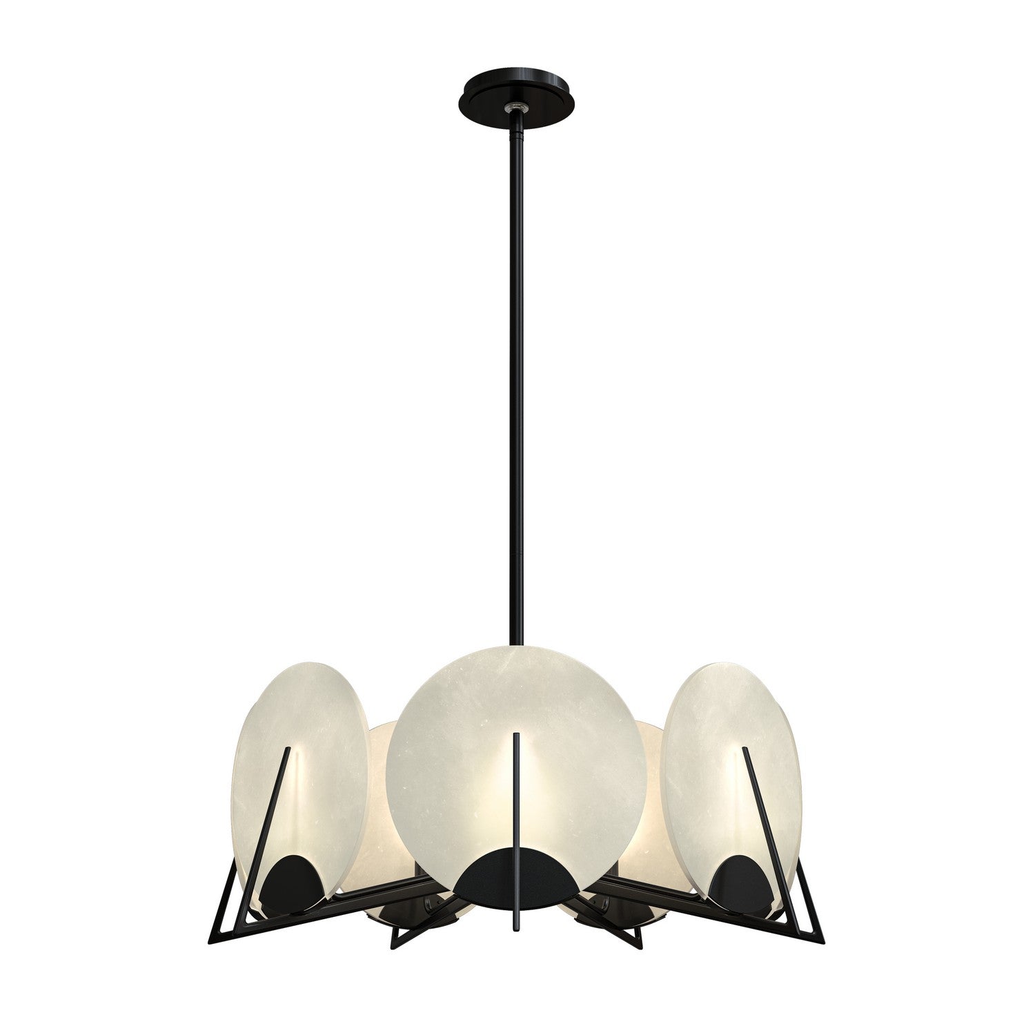 Hubbardton Forge - 131059-SKT-MULT-89-AR - Seven Light Pendant - Callisto - Ink