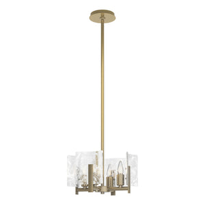 Hubbardton Forge - 131060-SKT-MULT-86-YR0719 - Four Light Semi-Flush/Pendant - Arc - Modern Brass