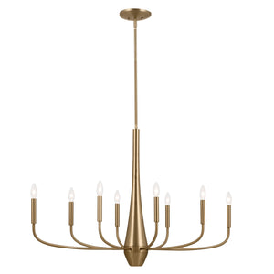 Kichler - 52528CPZ - Eight Light Chandelier - Deela - Champagne Bronze