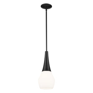 Kichler - 52529BK - One Light Pendant - Deela - Black