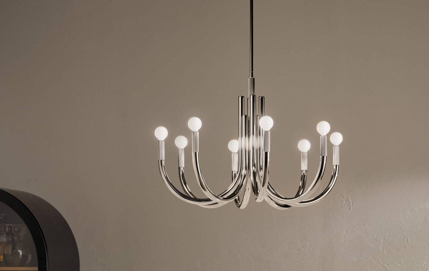 Kichler - 52550PN - Eight Light Chandelier - Odensa - Polished Nickel