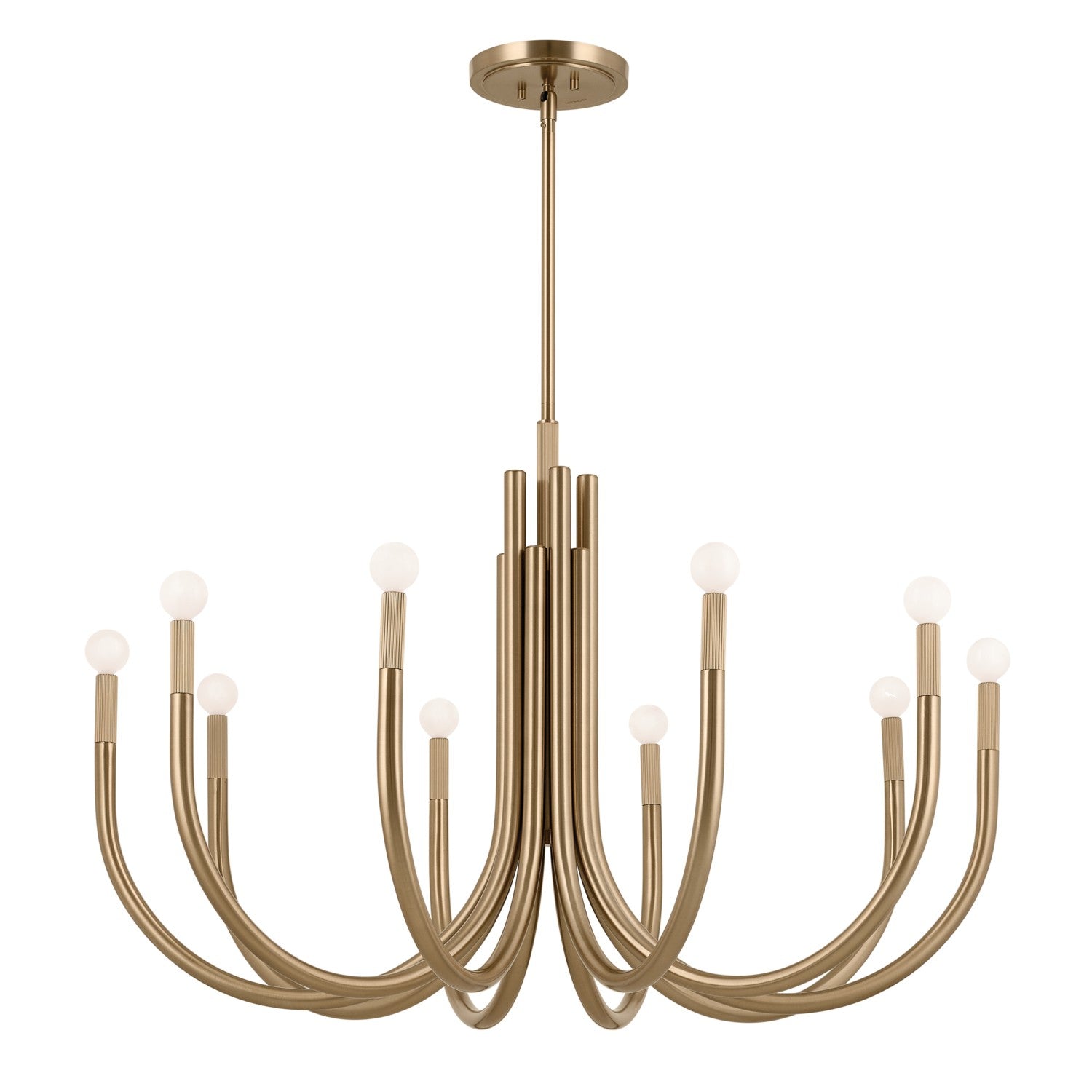 Kichler - 52551CPZ - Ten Light Chandelier - Odensa - Champagne Bronze