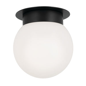 Kichler - 52586BK - One Light Flush Mount - Albers - Black