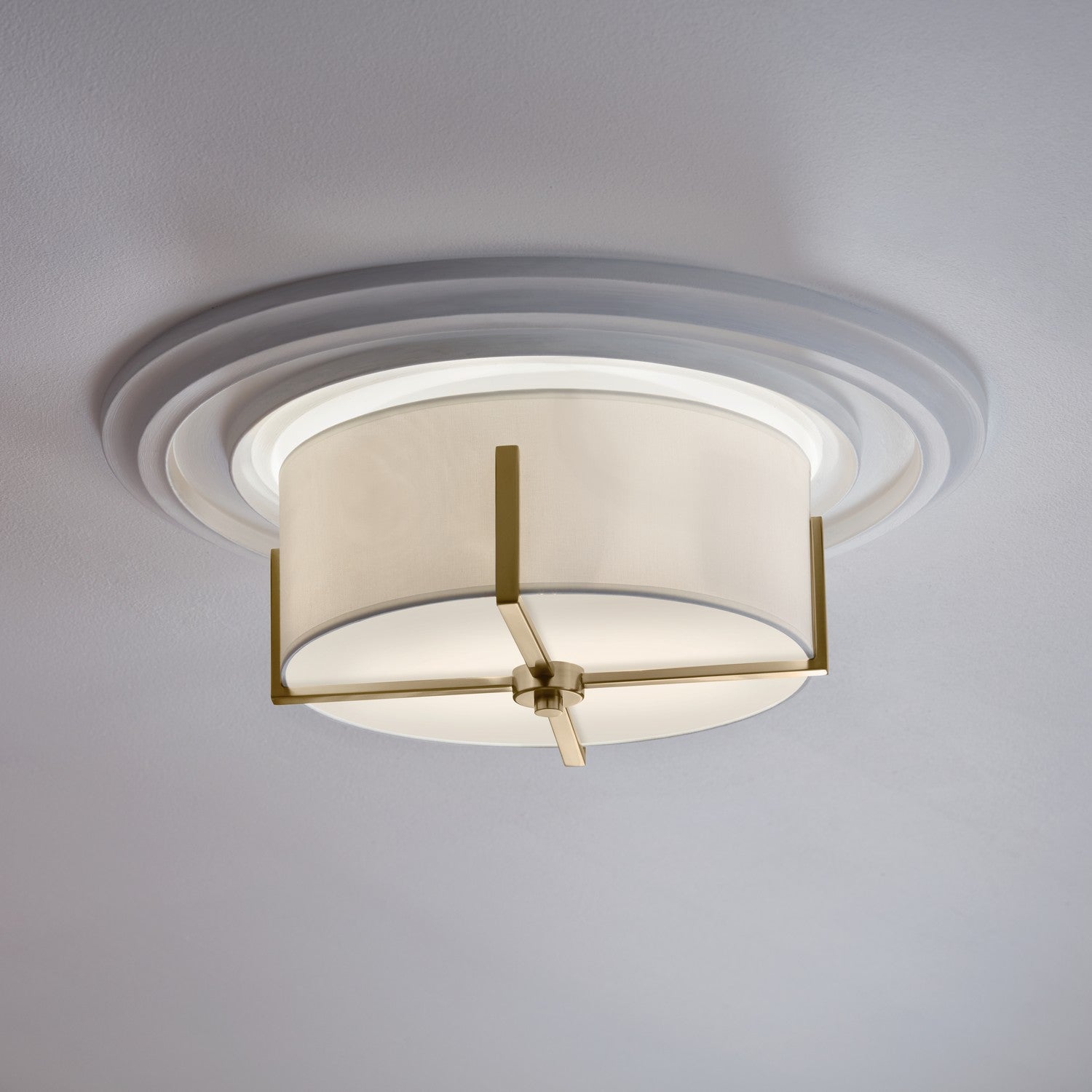 Kichler - 52593CPZ - Two Light Flush Mount - Malen - Champagne Bronze