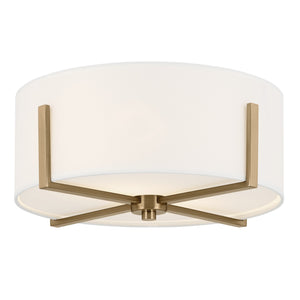 Kichler - 52593CPZ - Two Light Flush Mount - Malen - Champagne Bronze