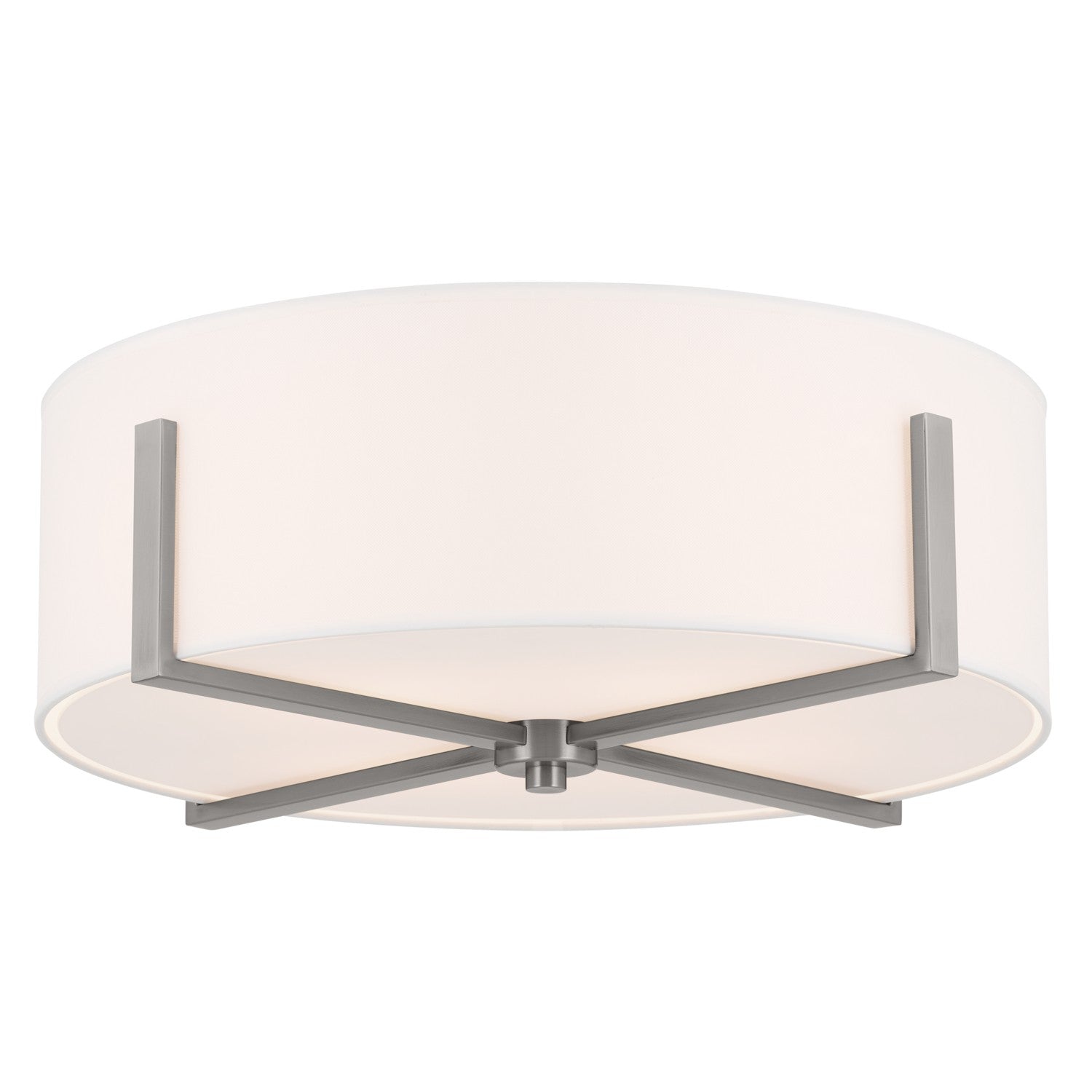 Kichler - 52594CLP - Four Light Flush Mount - Malen - Classic Pewter