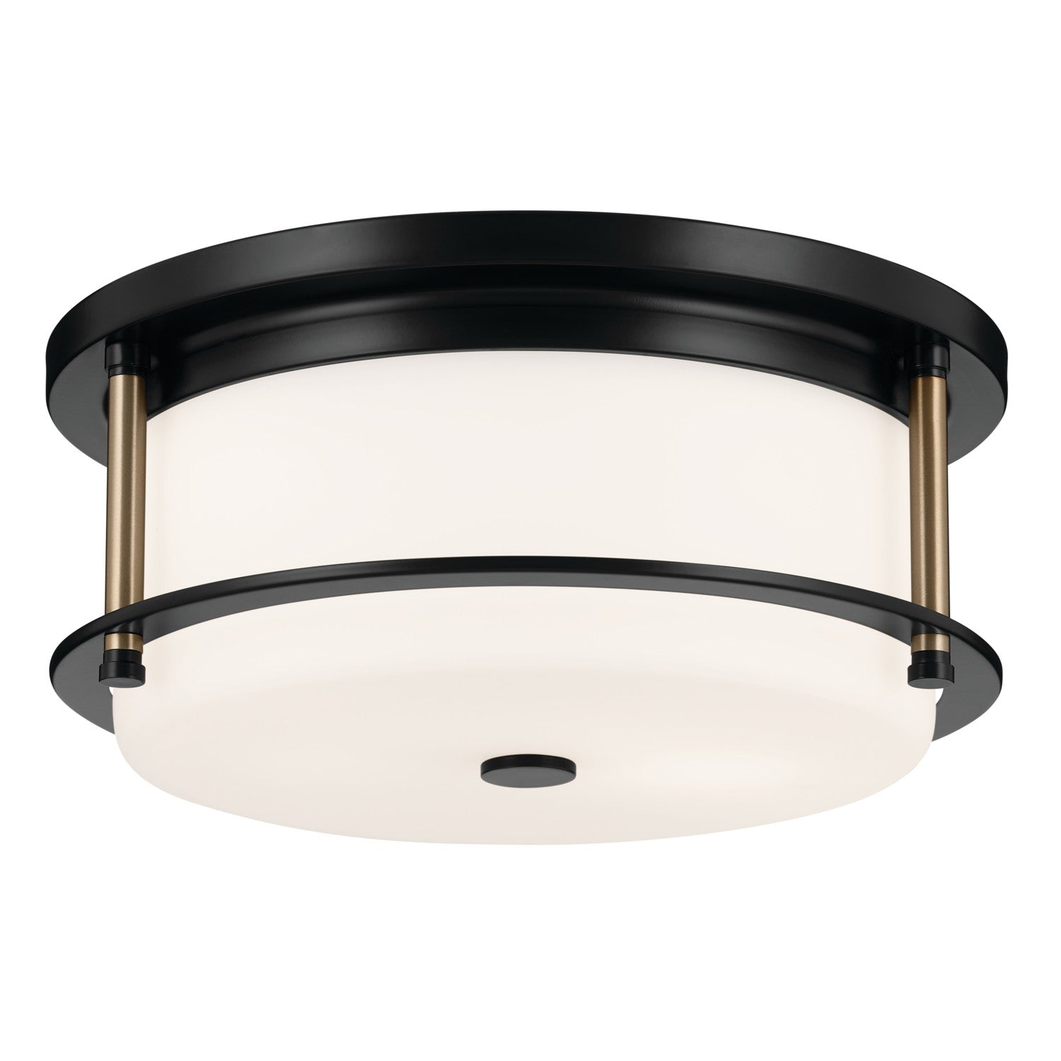 Kichler - 52595BKCPZ - Two Light Flush Mount - Brit - Black