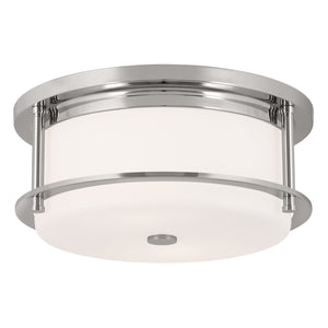 Kichler - 52595PN - Two Light Flush Mount - Brit - Polished Nickel