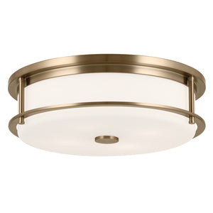 Kichler - 52597CPZ - Four Light Flush Mount - Brit - Champagne Bronze