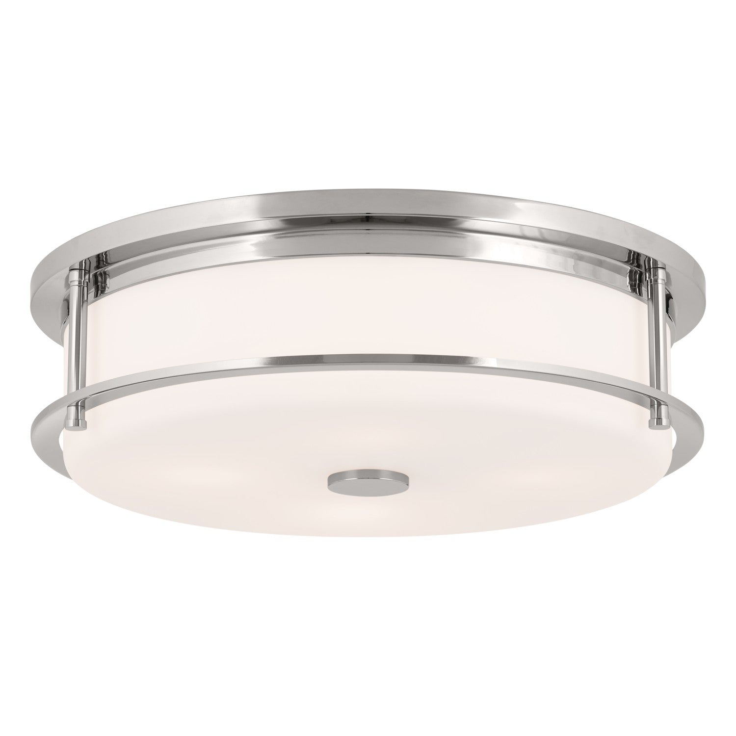 Kichler - 52597PN - Four Light Flush Mount - Brit - Polished Nickel