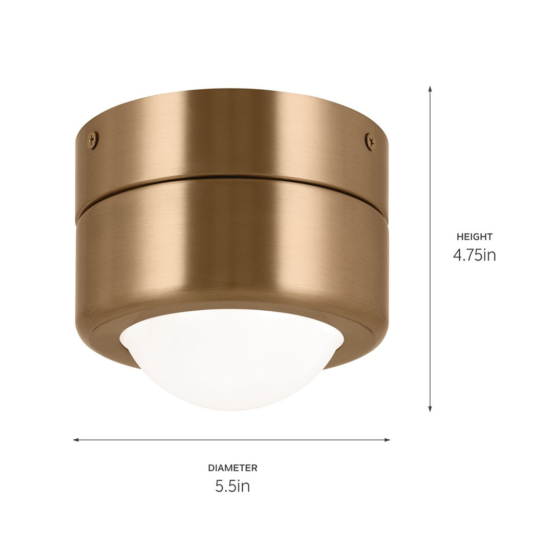 Kichler - 52600CPZ - LED Flush Mount - Tibbi - Champagne Bronze