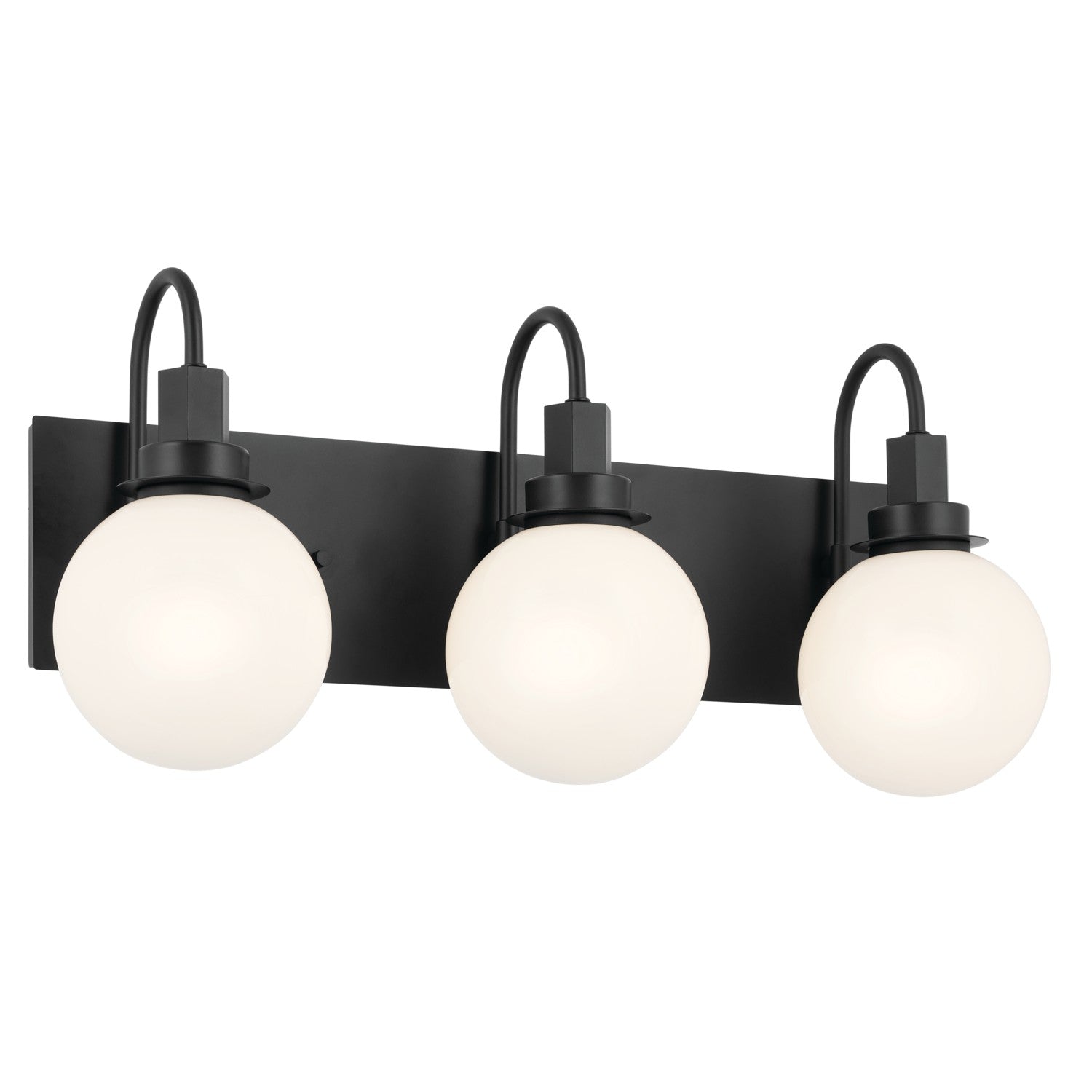 Kichler - 55151BK - Three Light Bath - Hex - Black