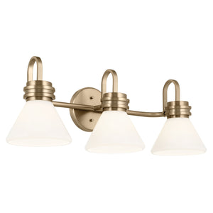 Kichler - 55155CPZ - Three Light Bath - Farum - Champagne Bronze