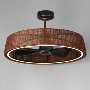 Maxim - 61014RADBZ - LED Fandelight - Tulum - Dark Bronze