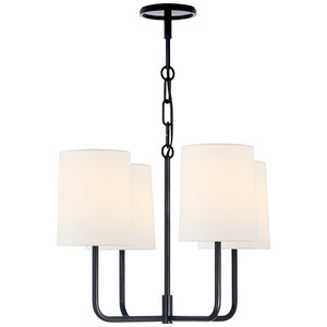 Visual Comfort Signature - BBL 5080C-L - Four Light Chandelier - Go lightly - Charcoal