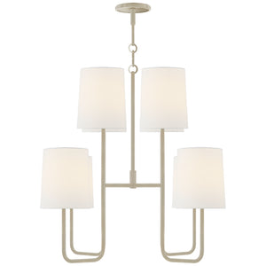 Visual Comfort Signature - BBL 5081CW-L - Eight Light Chandelier - Go lightly - China White