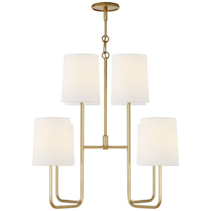 Visual Comfort Signature - BBL 5081G-L - Eight Light Chandelier - Go lightly - Gild