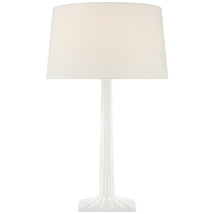 Visual Comfort Signature - CHA 8707WHT-L - One Light Table Lamp - Strie - Plaster White