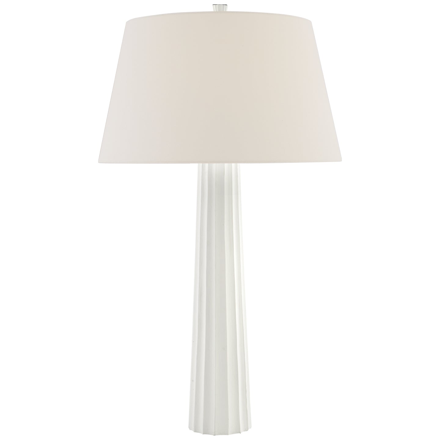 Visual Comfort Signature - CHA 8906WHT-L - One Light Table Lamp - Fluted Spire - Plaster White