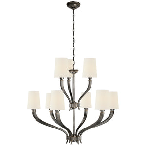 Visual Comfort Signature - CHC 2465BZ-L - Nine Light Chandelier - Ruhlmann - Bronze