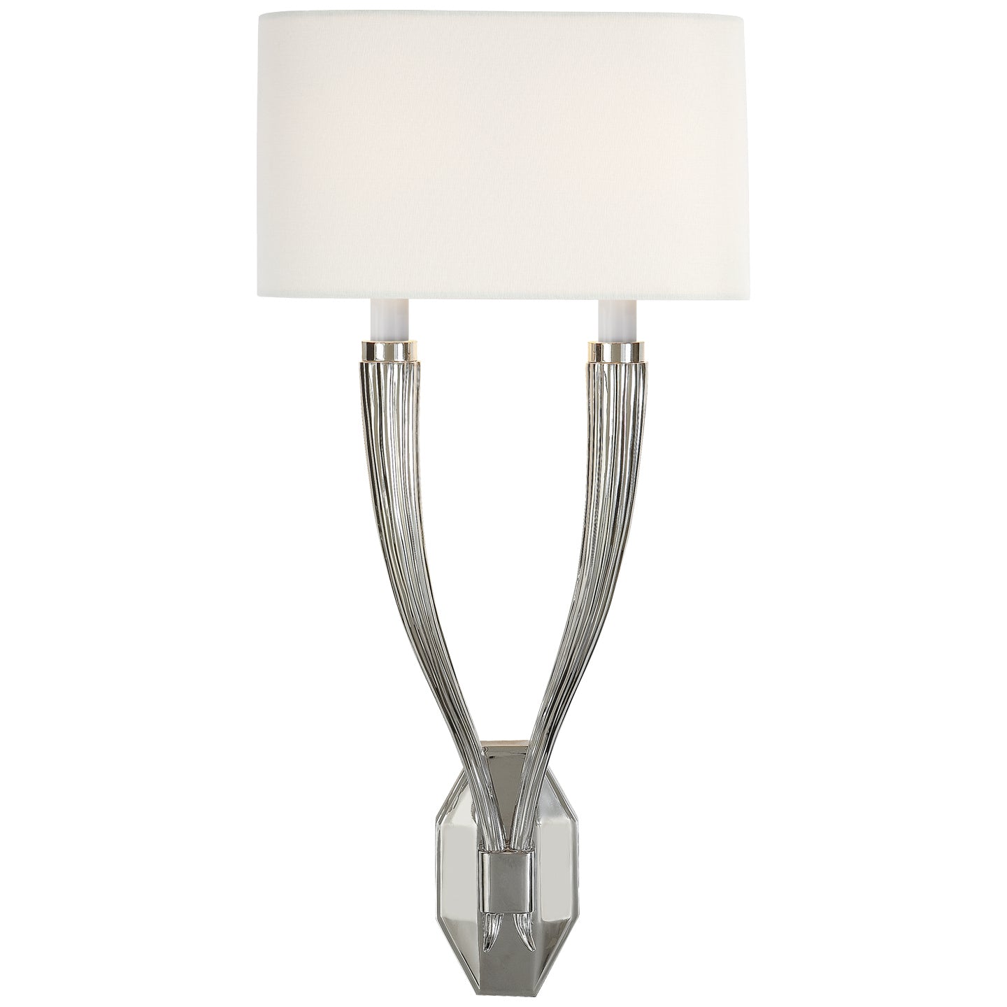 Visual Comfort Signature - CHD 2461PN-L - Two Light Wall Sconce - Ruhlmann - Polished Nickel