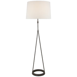 Visual Comfort Signature - S 1400AI-L - One Light Floor Lamp - dauphine - Aged Iron