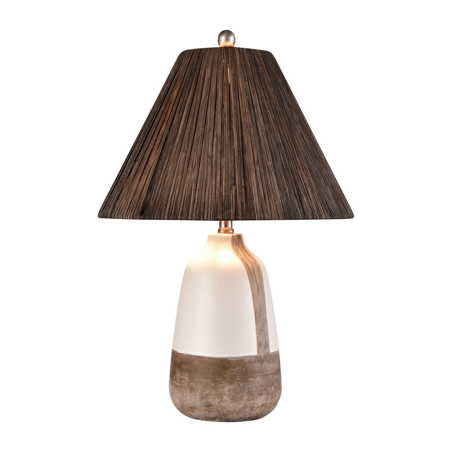 ELK Home - S0019-11176 - One Light Table Lamp - Kirkover - White Glazed