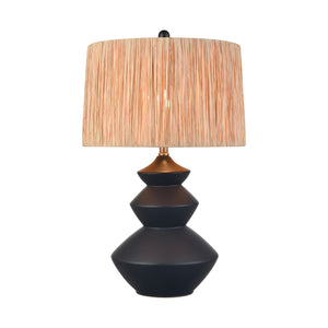 ELK Home - S0019-11177 - One Light Table Lamp - Lombard - Black Glazed